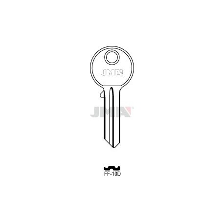 LLAVE JMA ACERO FF 10D (C)