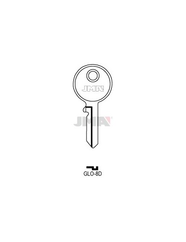 LLAVE JMA ACERO GLO 8D (C) (GO2R)