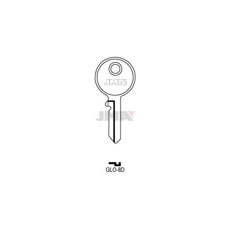 LLAVE JMA ACERO GLO 8D (C) (GO2R)