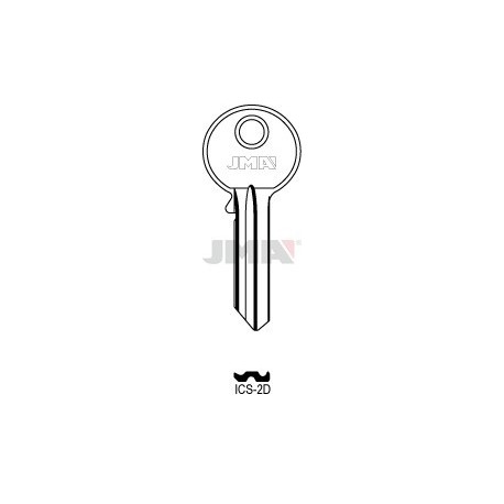 LLAVE JMA ACERO ICS 2D (C)