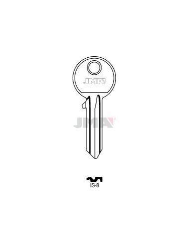 LLAVE JMA ACERO IS 8 (B)