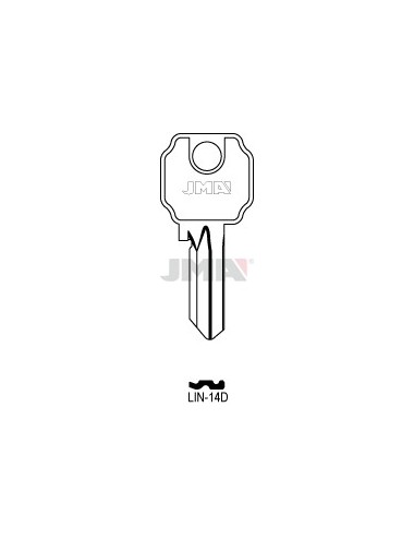 LLAVE JMA ACERO LIN 14D (B)