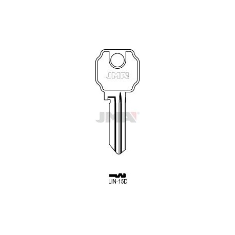 LLAVE JMA ACERO LIN 15D (A)