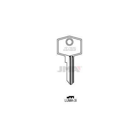 LLAVE JMA ACERO LUMA 3I (B)