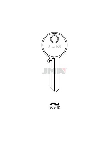 LLAVE JMA ACERO SOS 1D (C)