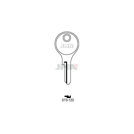 LLAVE JMA ACERO STS 12D (B)