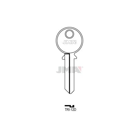 LLAVE JMA ACERO TRI 12D (C)