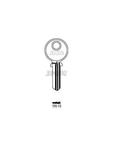 LLAVE JMA ACERO TRI 15 (C)