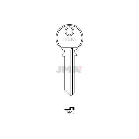 LLAVE JMA ACERO TRI 18 (C)