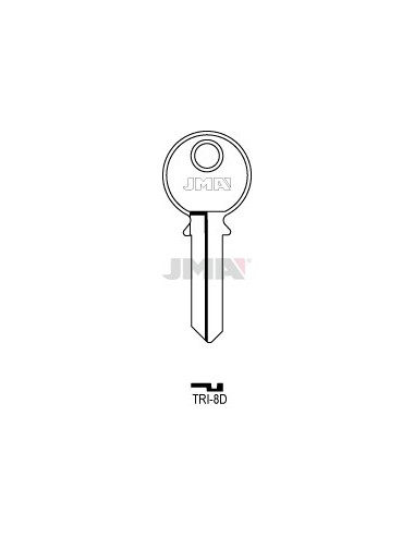 LLAVE JMA ACERO TRI 8D (C)