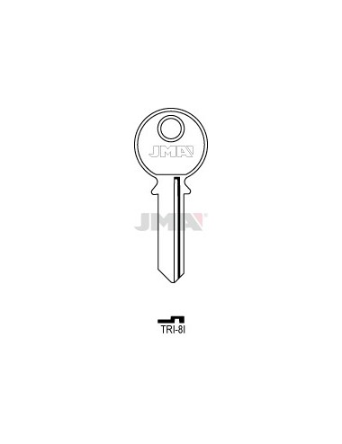 LLAVE JMA ACERO TRI 8I (C)