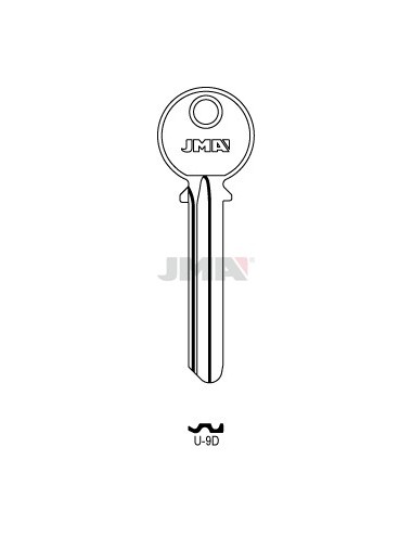 LLAVE JMA ACERO U 9D (C)