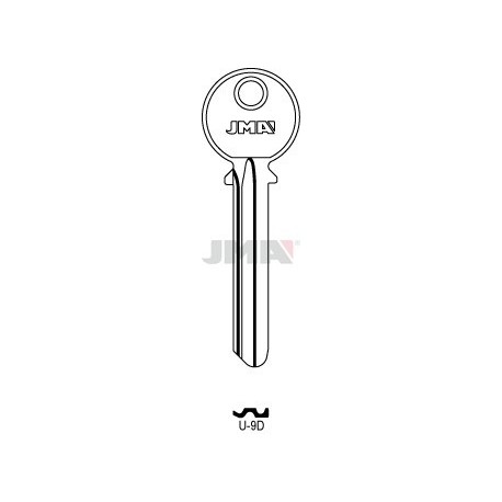 LLAVE JMA ACERO U 9D (C)
