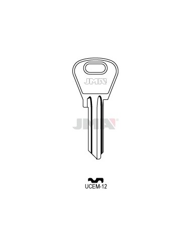 LLAVE JMA ACERO UCEM 12 (A)