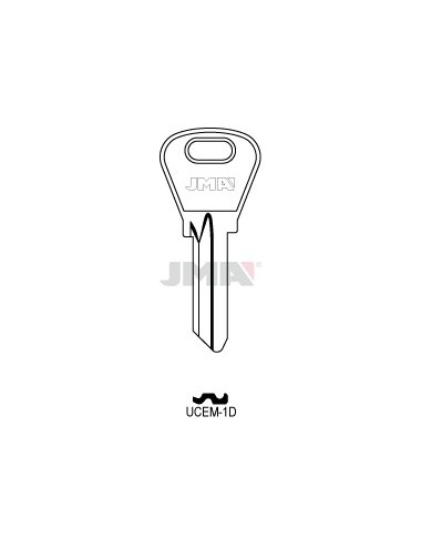 LLAVE JMA ACERO UCEM 1D (B)