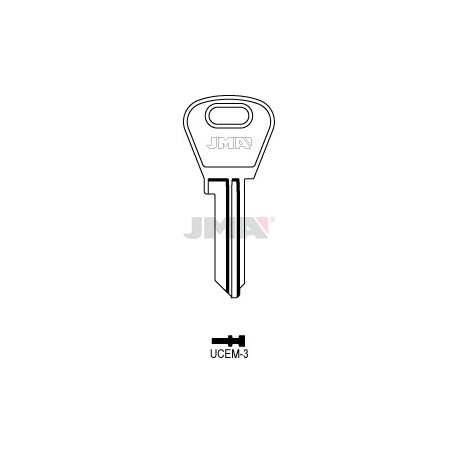 LLAVE JMA ACERO UCEM 3 (B)