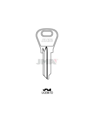 LLAVE JMA ACERO UCEM 7D (B)