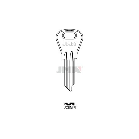 LLAVE JMA ACERO UCEM 7I (B)