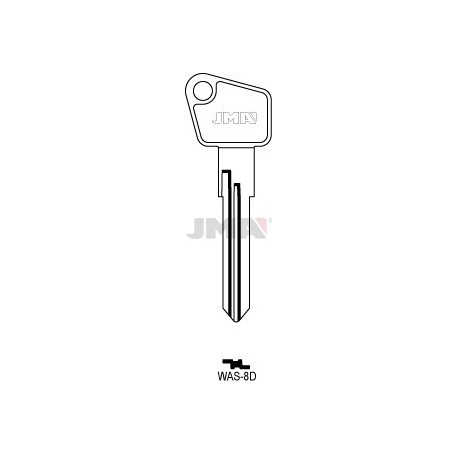 LLAVE JMA ACERO WAS 8D (C)