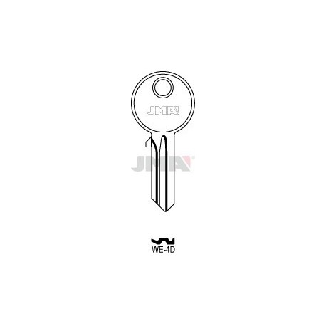 LLAVE JMA ACERO WE 4D (C)