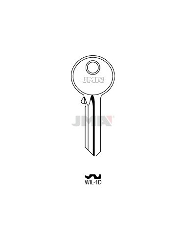 LLAVE JMA ACERO WIL 1D (C)