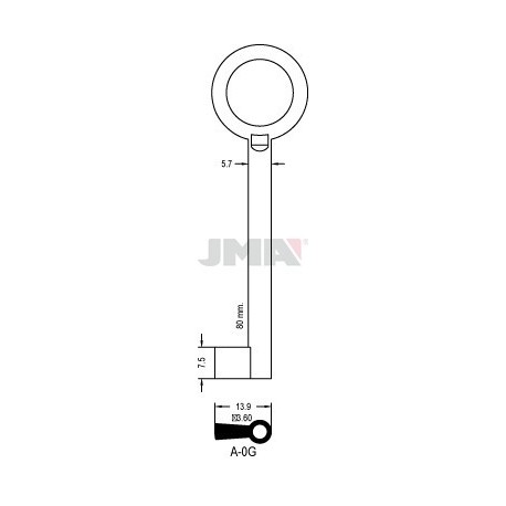 LLAVE JMA ARMARIO A 0G CV
