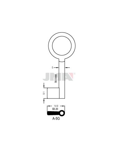 LLAVE JMA ARMARIO A 5G