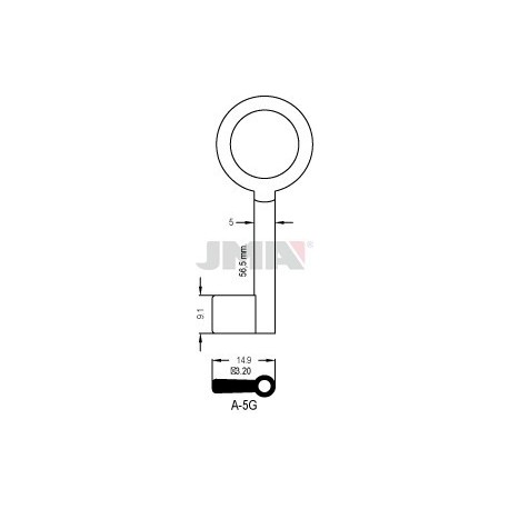 LLAVE JMA ARMARIO A 5G
