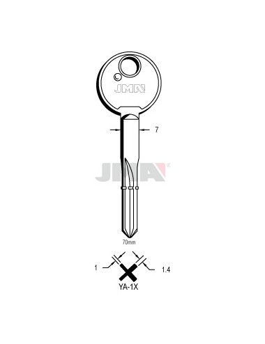 LLAVE JMA CRUCIFORME YA 1X