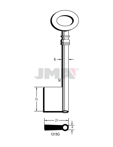 LLAVE JMA GORJA 1215G