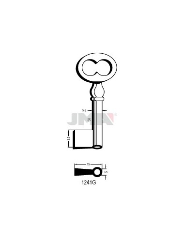 LLAVE JMA GORJA 1241G