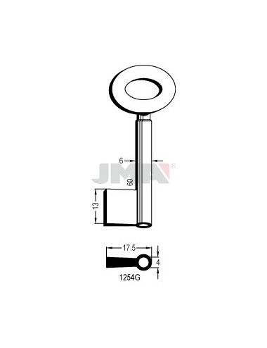 LLAVE JMA GORJA 1254G