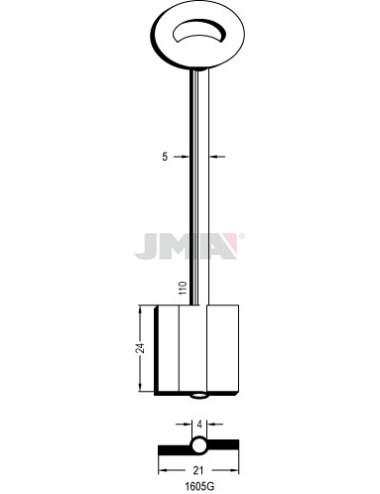 LLAVE JMA GORJA 1605G