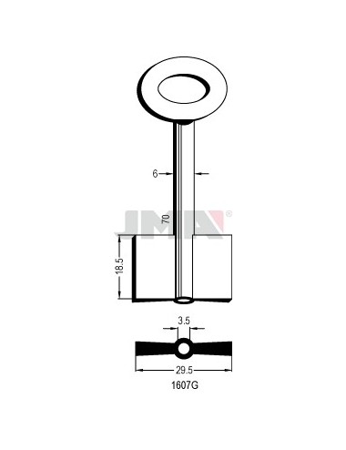 LLAVE JMA GORJA 1607 G