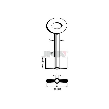 LLAVE JMA GORJA 1617G