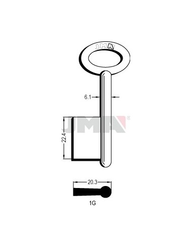 LLAVE JMA GORJA 1G