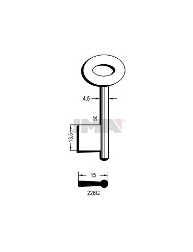 LLAVE JMA GORJA 226G