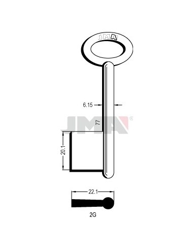 LLAVE JMA GORJA 2 G