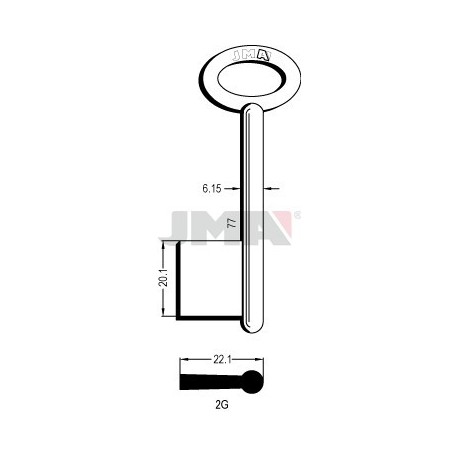 LLAVE JMA GORJA 2 G