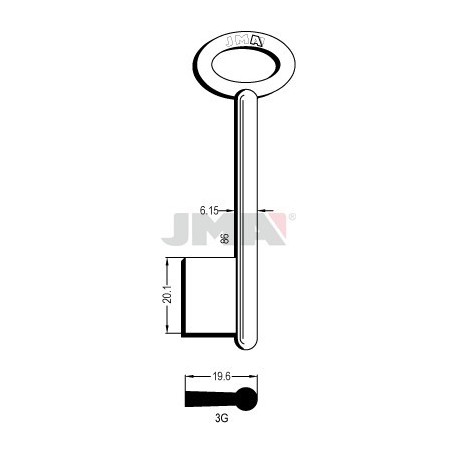 LLAVE JMA GORJA 3 G