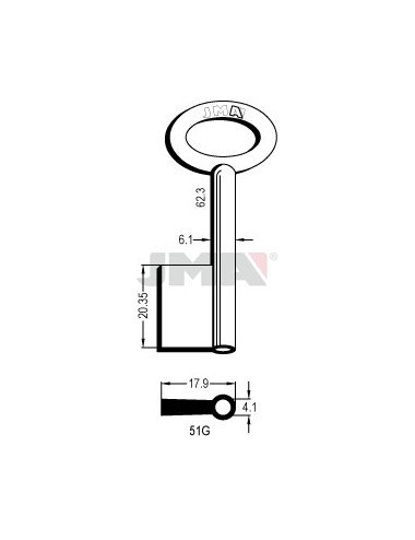 LLAVE JMA GORJA 51G
