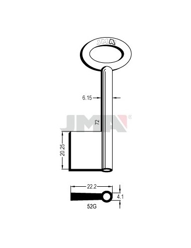 LLAVE JMA GORJA 52G