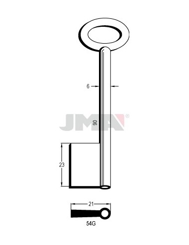 LLAVE JMA GORJA 54G