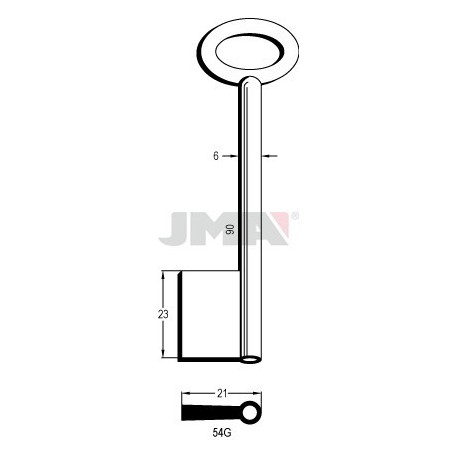 LLAVE JMA GORJA 54G