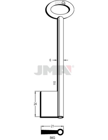 LLAVE JMA GORJA 56G
