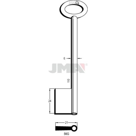 LLAVE JMA GORJA 56G