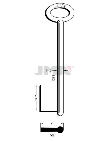 LLAVE JMA GORJA 5G
