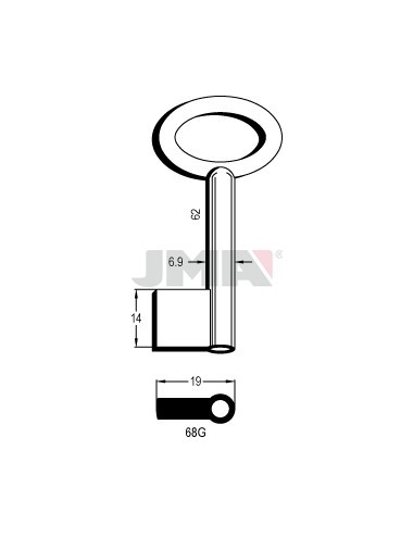 LLAVE JMA GORJA 68G