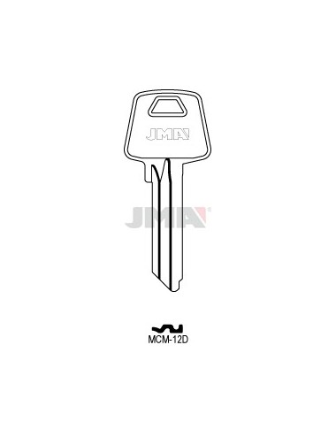 LLAVE JMA ACERO MCM 12D (B)