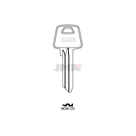 LLAVE JMA ACERO MCM 12D (B)